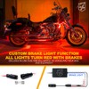 Xprite Motorcycle LED Underglow Kit, Bluetooth with Wireless Remote Control