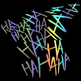 Claw Marks Hahaha Car Stickers Decals Motorcycle Helmet Decal Vinyl and Waterproof (Holograhpic Silver)