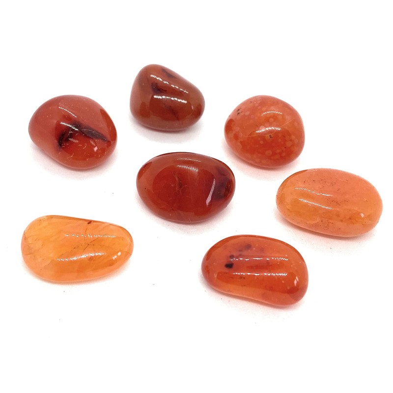 Carnelian Medium Crystal Tumbled Stone - 1 Pc