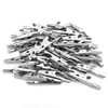 Coideal 100 Pcs Metal Alligator Clips 2 Inch, 51mm Electrical