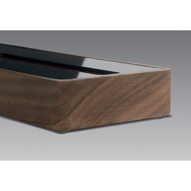SIGEL VA203 Business Card Holder Made of Walnut Wood, 20,6