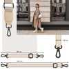 Shoulder Strap for Handbag Laptop Bag – Brown [Metal Colour: