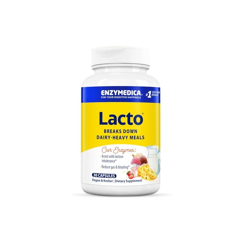 Enzymedica | Lacto, 30 Cápsulas