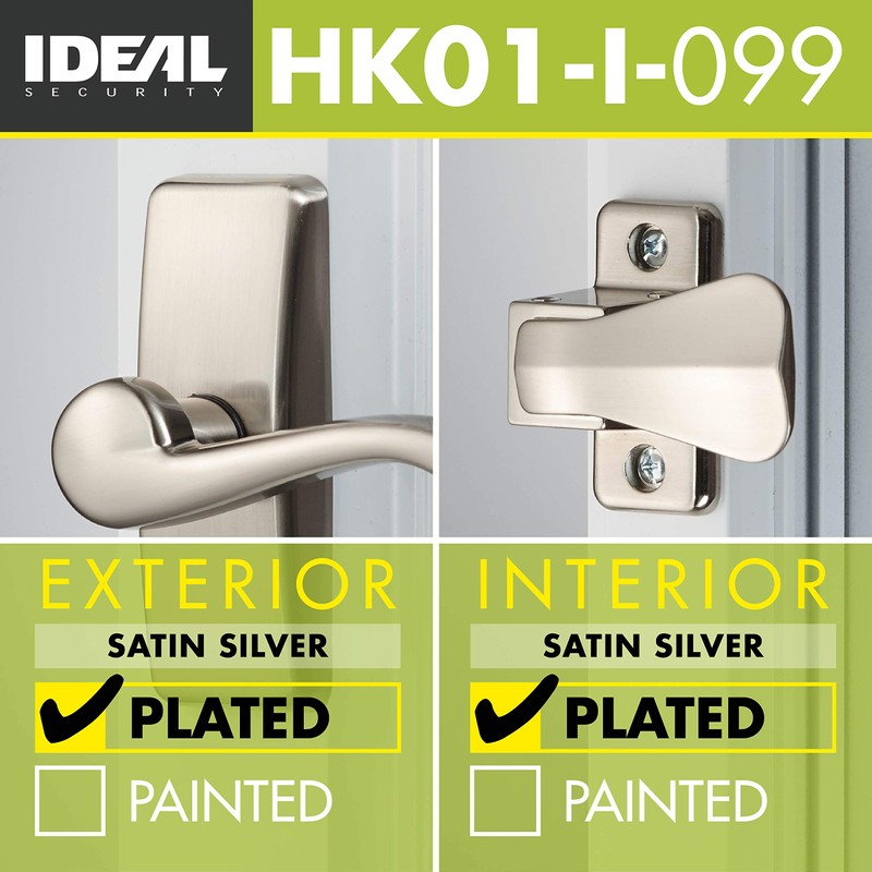 Ideal Security GL Door Lever Set with Keyed Deadbolt Lock