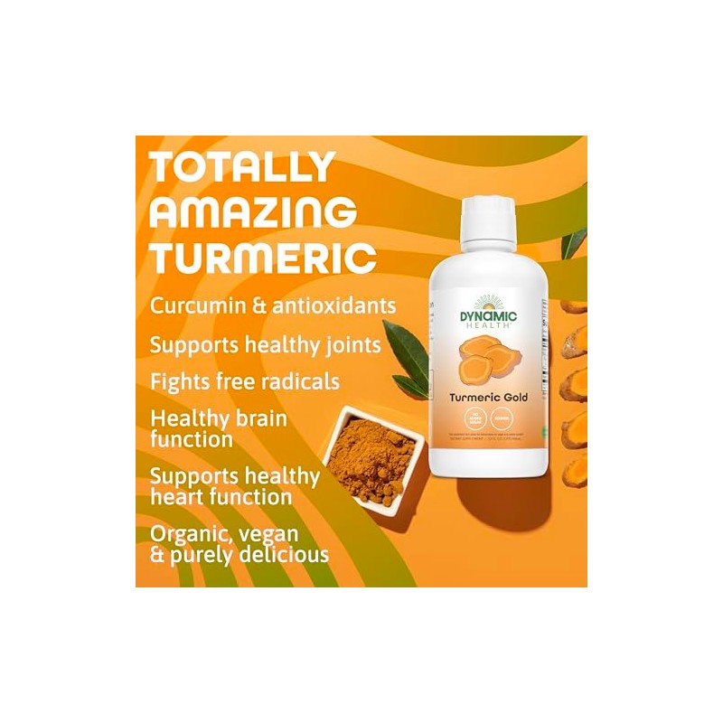 Dynamic Health Labs Turmeric Gold Supplement, 32 Ounce