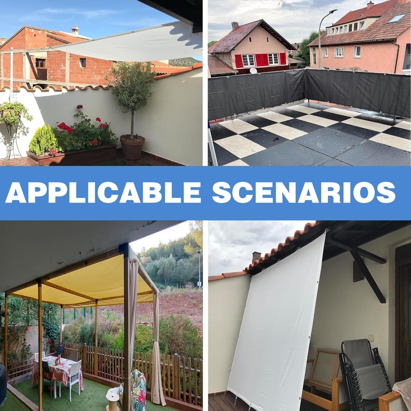 Waterproof Awning, Rectangle, Premium Polyester, Many Lengths and Widths Available,