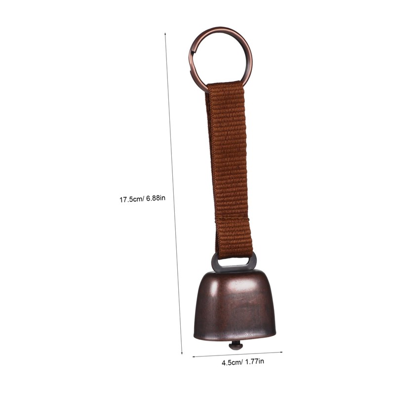 SUPVOX Pair of Sturdy Bear Warning Bells Soft Nylon Webbing