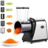Electric Cheese Grater 250W Salad Maker 5 Different Shapes of