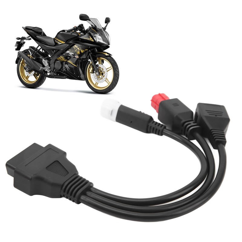 3 in 1 OBD Diagnostic Cable High Flexibility Plastic Plug