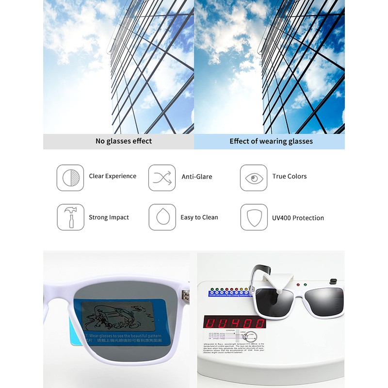 VIAHDA Gafas de sol deportivas polarizadas para hombre, ciclismo, correr,