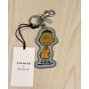 Coach NWT Coach X Peanuts Franklin Bag Charm Sv/Light Blue