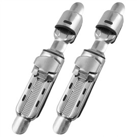 zutisay Adjustable Fishing Reel Seat Plate Fishing Reel Seat Reel Seat for All Kinds of Fishing Rods (S7) 2PCS