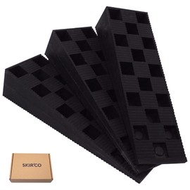 SKIR'CO (Pack of 8) Black Plastic Ridging Wedges 149x45x30mm Leveling Spacer Wedges Interlocking Wedges