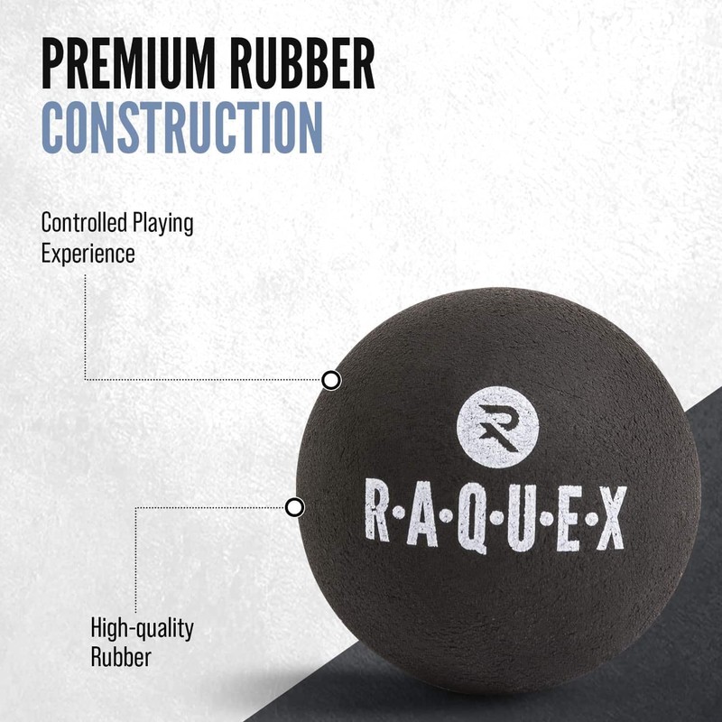Raquex Progression Squash Balls - Mixed Box of 4 Balls