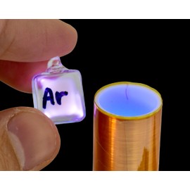 Argon Cube Density, Argon Gas in Cubes 10 x 10 x 10 mm Pure 99.9% for Element Collection, Rare, Can be Illuminated