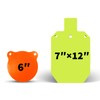 Highwild AR500 Steel Shooting Targets Combo - 6" Gongs & 7"x