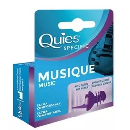 QUIES EARPLUG MUSIC with FILTER - 1 Pair