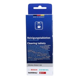 Bosch/Siemens 311940 Cleaning Tablets for Fully Automatic Coffee Machines, Pack of 10