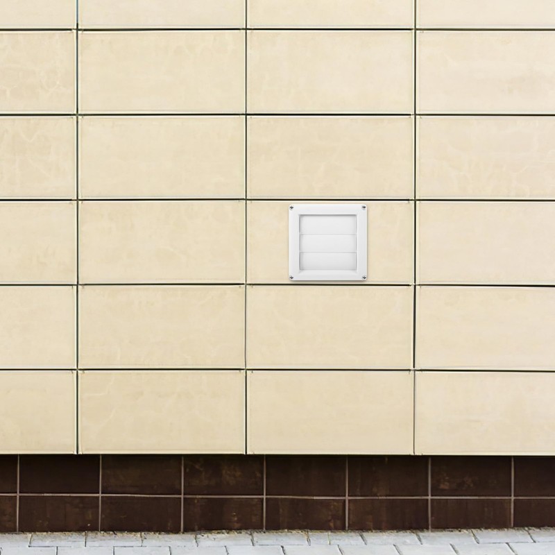 KICHOUSE Dryer Vent Cover Louvered Design for Enhanced Efficiency Construction