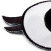 Prym Appliqué Eyes Black/White with Eyelashes, Large