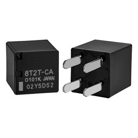 Relay 8T2T-CA (Set of 2) - 8T2T-CA 0101K 12VDC 20A Relay Automotive High-Performance Plug-in Type Relay Compatible for Ford Vehicles