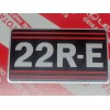 Toyota OEM 22R-E Toyota Valve Cover Sticker / decal 4runner