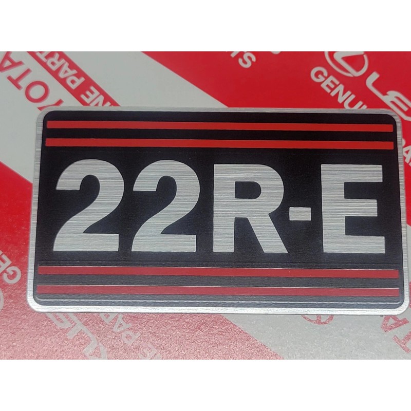 Toyota OEM 22R-E Toyota Valve Cover Sticker / decal 4runner