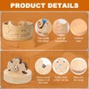Lvjkes Yarn Bowl, 17 x 10 cm Wooden Cat Ear