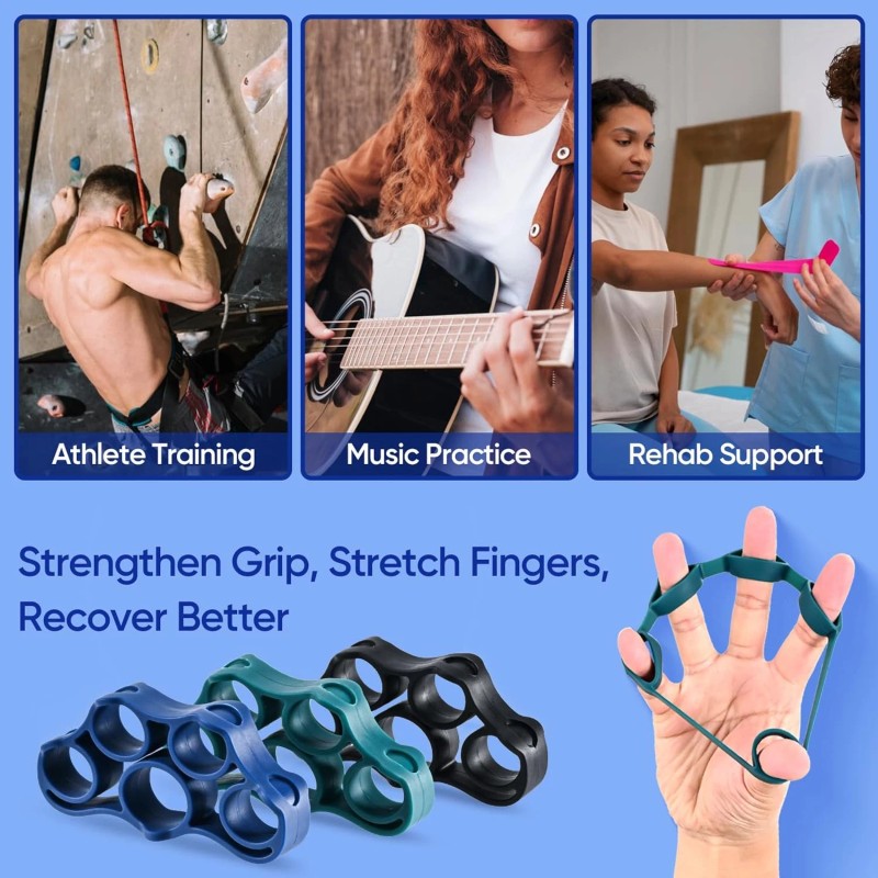 Fitbeast Grip Strength Trainer – 6 Pieces Hand Therapy Kit