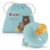 SWEETIE Rubber COLOR Pacifier Natural Rubber Pacifier Rounded 1 Count