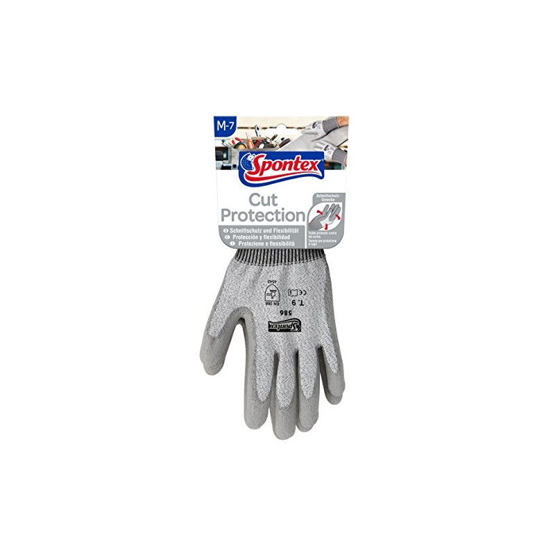 Spontex Cut Protection Work Gloves with Cut Protection