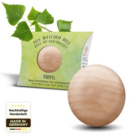 Poplar Wood Lucky Charm Available in 22 Wood Types with Tree Horoscope for Every Birthday. Good Luck Charm or Gift for Family & Friends, Strengthener, Courage in Life Crises or Stress