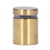 12Pcs Advertising Nail Stainless Steel Electroplated Brushed Gold Sign Holder