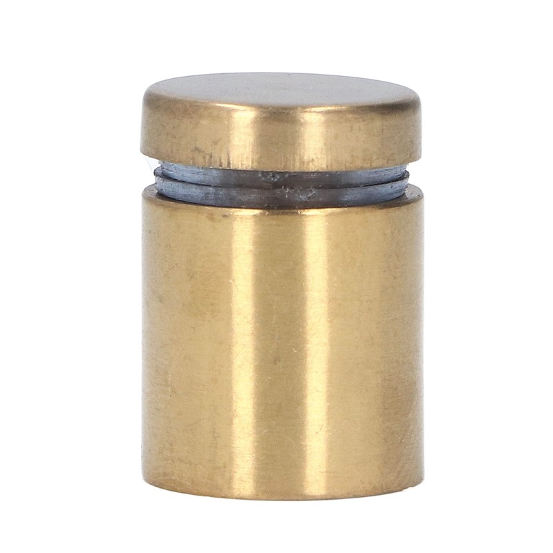 12Pcs Advertising Nail Stainless Steel Electroplated Brushed Gold Sign Holder