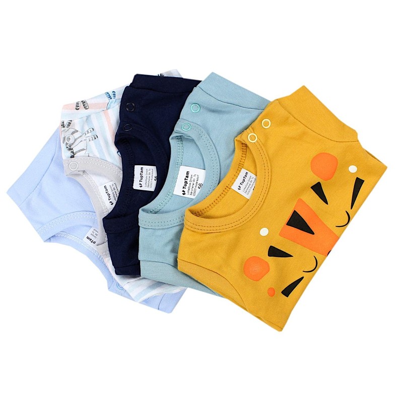 TupTam Long Sleeve Baby Bodysuit - Soft Bodysuit Baby Pack