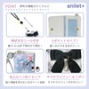 Pass Case with Reel for Girls Folding Ribbon Checkered School