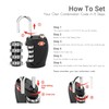 CFMOUR TSA Suitcase Locks - 1, 2, 3, 4, 5,