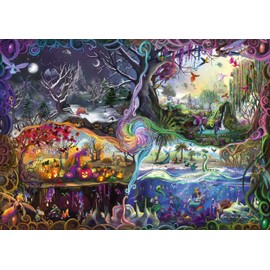 Schmidt | Rose Cat Khan: Portal of the Four Realms (1,000 pieces) | Jigsaw Puzzle | Ages 12+ , 69.3 x 49.3 cm