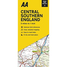 Road Map Britain: Central Southern England