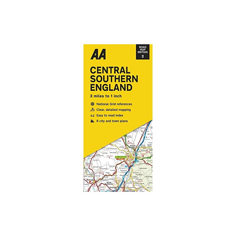 Road Map Britain: Central Southern England