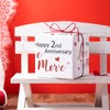 RUSPEPA Wrapping Paper Roll for 2nd Anniversary - 17 Inches