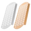 FRCOLOR 2-piece Stainless Steel Foot Scraper Exfoliator for Foot File
