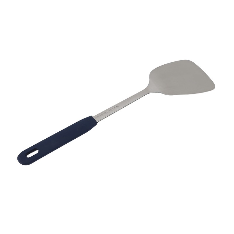 Cooking Spoon Rustproof Smoothly 304 Stainless Steel Spatula Skid Resistant