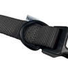 HugglePets Snappy Black Medium 30-50cm Dog Collar | Adjustable Weatherproof