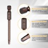 sourcing map Flat Hex Head Drill Bit H3.0 (3mm) Magnetic