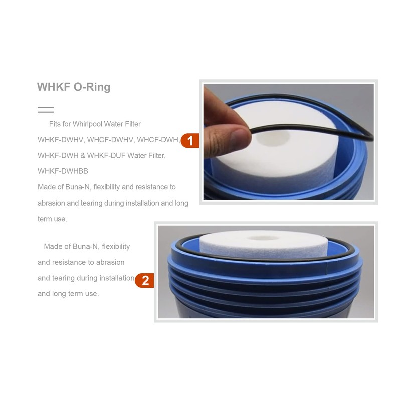Whirlpool O-Ring for American Plumber Water Filter - Replace WHKF-DWHV,