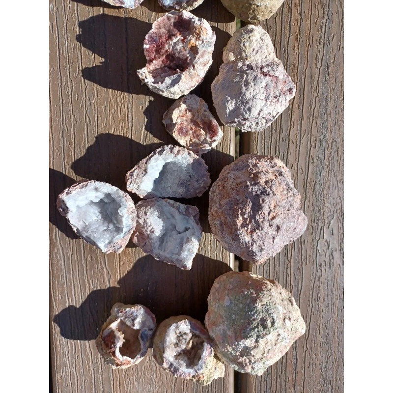 Crack your own geode sampler pack 6 different break geodes