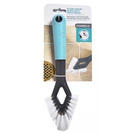 Casabella Smart Scrub Heavy Duty Grout Brush Blue