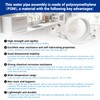 6FT Countertop dishwasher inlet and drain hose kit, compatible with
