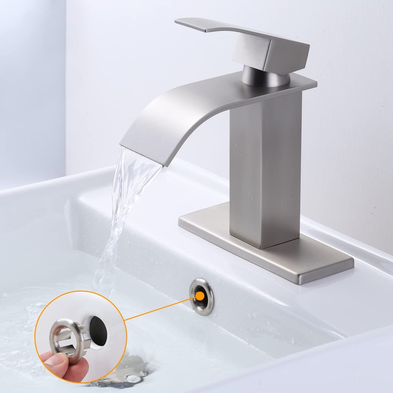 ARCORA 6 Pack Sink Overflow Ring Brushed Nickel Bathroom Kitchen